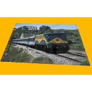 Vintage Dr. Bahnbilder Postcard Featuring Scenic Train Journey